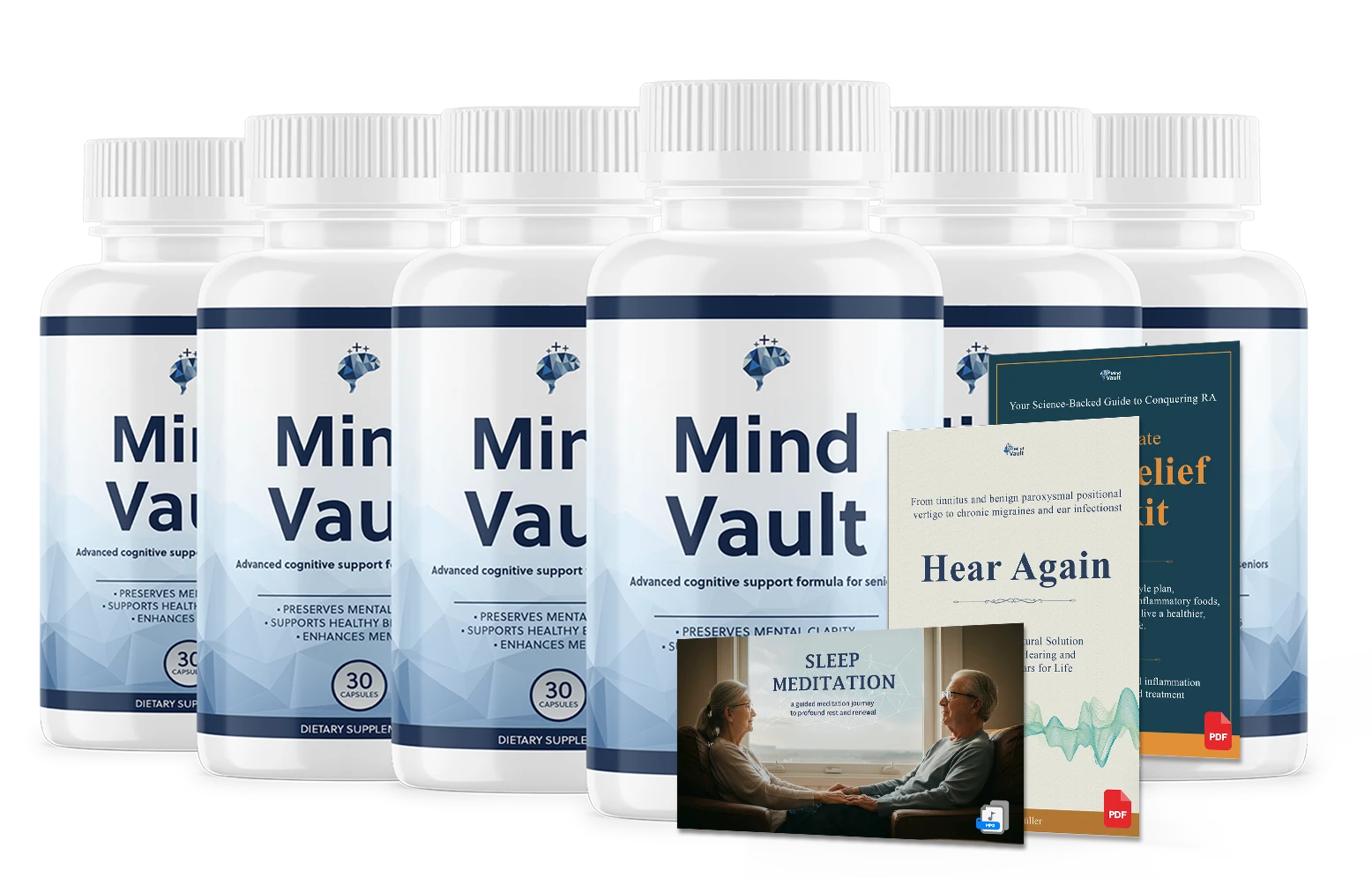 MindVault Multiple Bottles Display